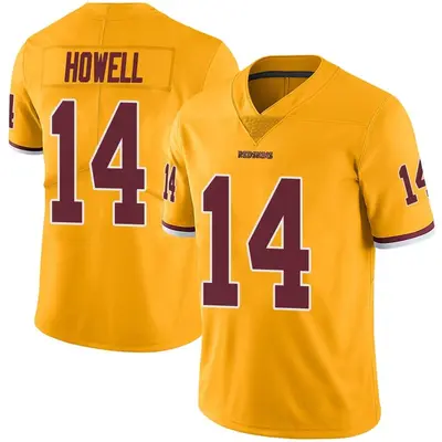 Men's Limited Sam Howell Washington Commanders Gold Color Rush Jersey