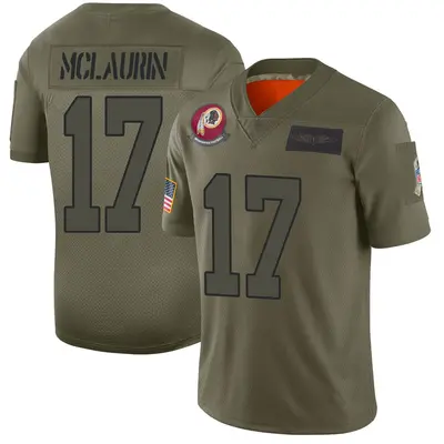 Men's Limited Terry McLaurin Washington Commanders Camo 2019 Salute to Service Jersey