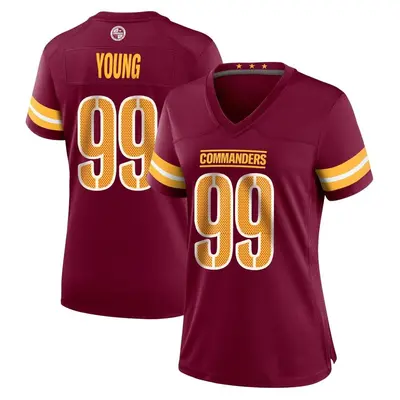 Women's Game Chase Young Washington Commanders Burgundy Jersey