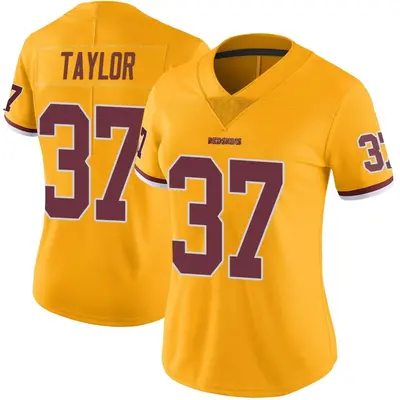 Women's Limited Devin Taylor Washington Commanders Gold Color Rush Jersey