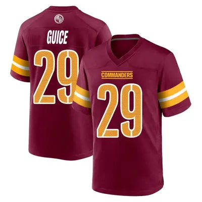 Youth Game Derrius Guice Washington Commanders Burgundy Jersey