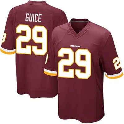 Youth Game Derrius Guice Washington Commanders Burgundy Team Color Jersey
