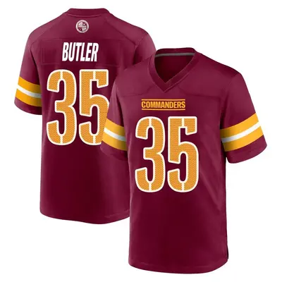 Youth Game Percy Butler Washington Commanders Burgundy Jersey