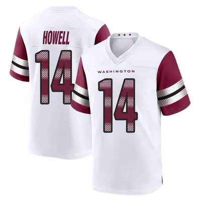 Youth Game Sam Howell Washington Commanders White Jersey