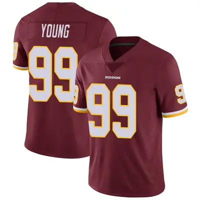 Youth Limited Chase Young Washington Commanders Burgundy Team Color Vapor Untouchable Jersey
