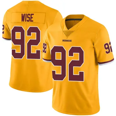 Youth Limited Daniel Wise Washington Commanders Gold Color Rush Jersey