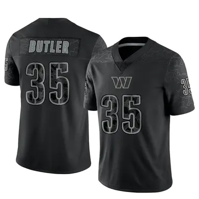 Youth Limited Percy Butler Washington Commanders Black Reflective Jersey