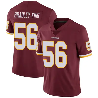 Youth Limited Will Bradley-King Washington Commanders Burgundy Team Color Vapor Untouchable Jersey