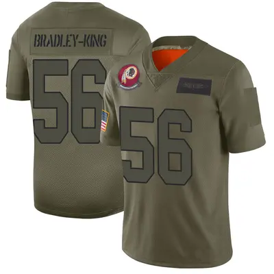 Youth Limited Will Bradley-King Washington Commanders Camo 2019 Salute to Service Jersey